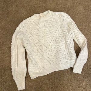 Sezane Paris Sweater in Ivory